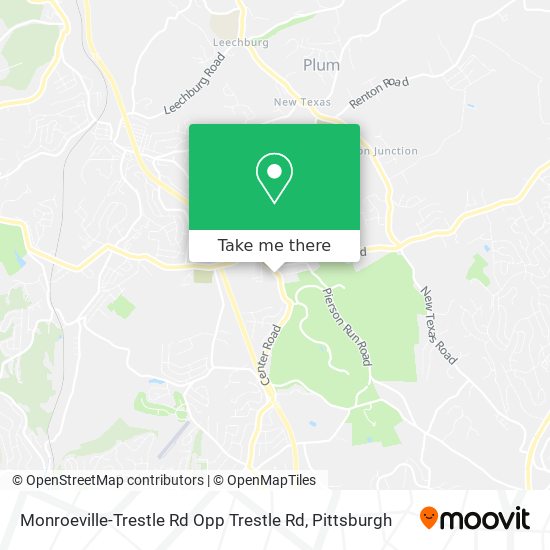Monroeville-Trestle Rd Opp Trestle Rd map