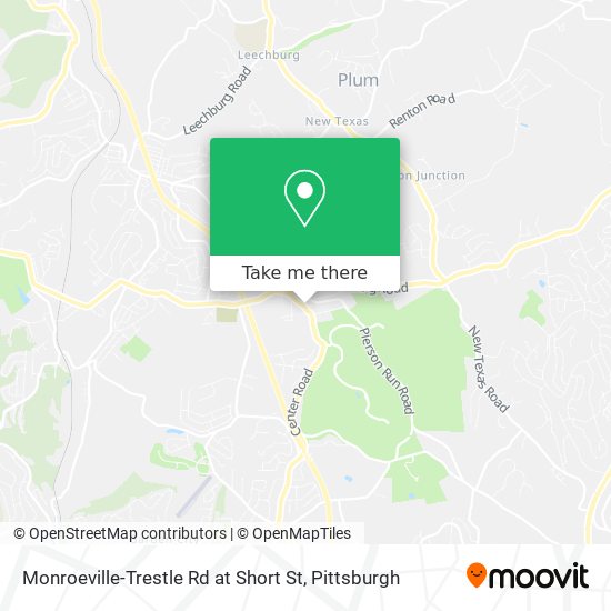 Monroeville-Trestle Rd at Short St map