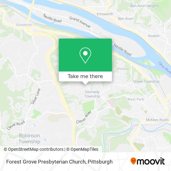 Forest Grove Presbyterian Church map