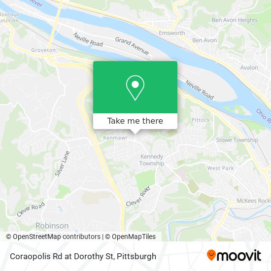 Mapa de Coraopolis Rd at Dorothy St