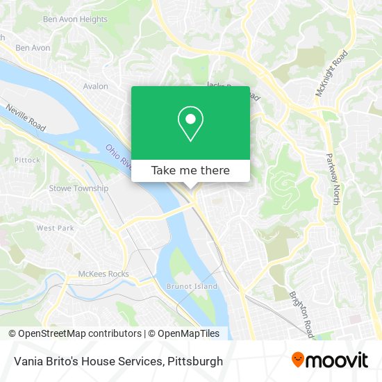 Vania Brito's House Services map