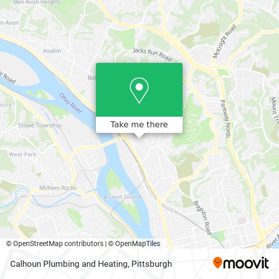 Calhoun Plumbing and Heating map