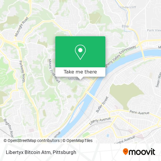 Mapa de Libertyx Bitcoin Atm