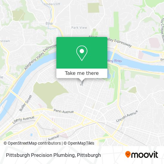 Pittsburgh Precision Plumbing map