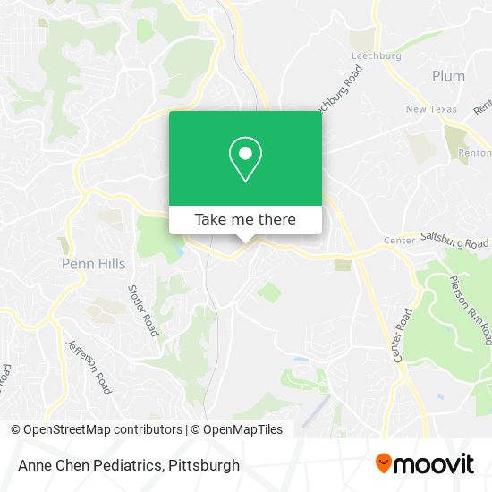 Anne Chen Pediatrics map