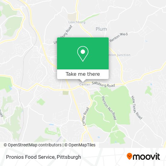 Pronios Food Service map