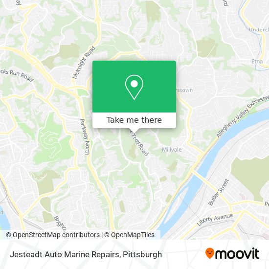 Mapa de Jesteadt Auto Marine Repairs