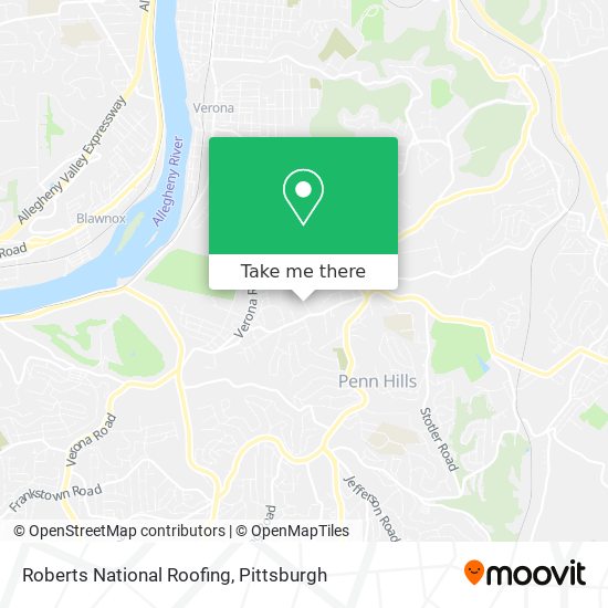 Mapa de Roberts National Roofing