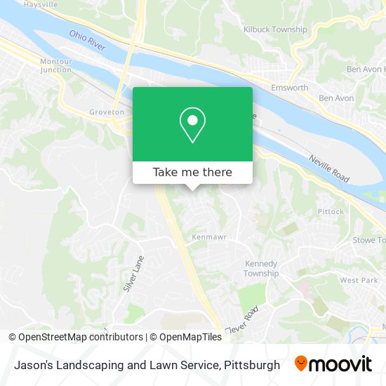 Jason's Landscaping and Lawn Service map