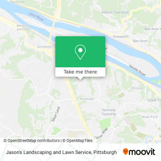 Mapa de Jason's Landscaping and Lawn Service