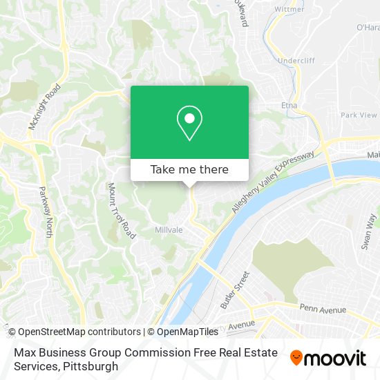 Mapa de Max Business Group Commission Free Real Estate Services