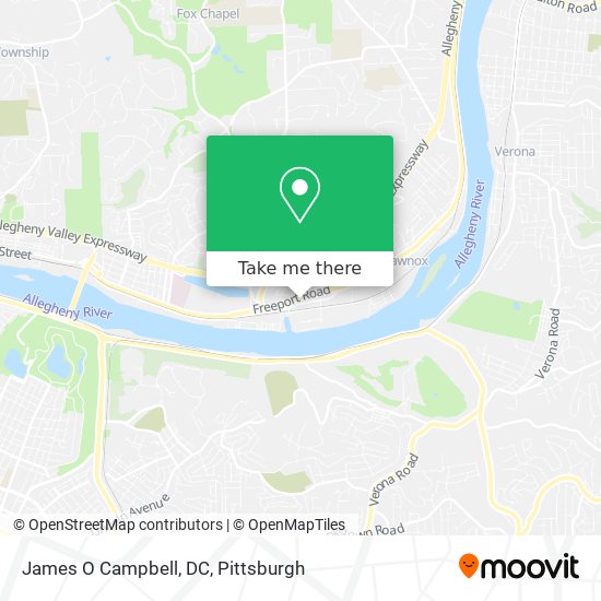 James O Campbell, DC map