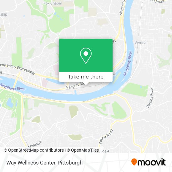 Way Wellness Center map