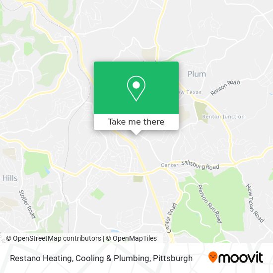 Restano Heating, Cooling & Plumbing map