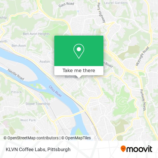 KLVN Coffee Labs map