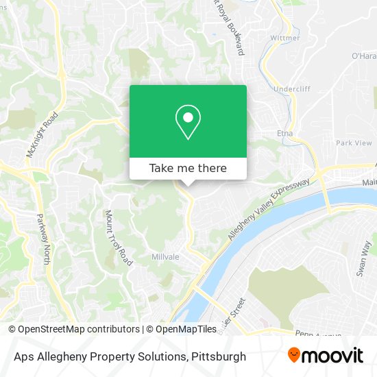 Mapa de Aps Allegheny Property Solutions