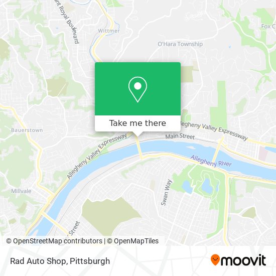 Mapa de Rad Auto Shop