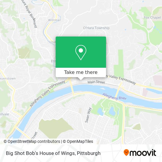 Big Shot Bob's House of Wings map