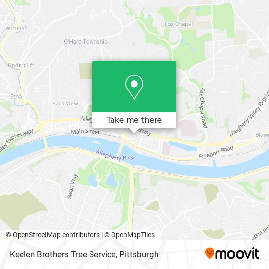 Mapa de Keelen Brothers Tree Service