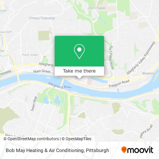 Bob May Heating & Air Conditioning map