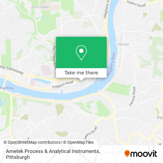 Mapa de Ametek Process & Analytical Instruments