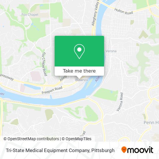 Tri-State Medical Equipment Company map