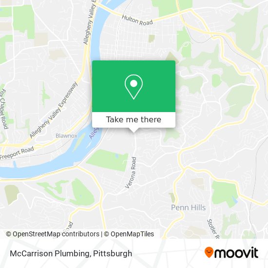 Mapa de McCarrison Plumbing