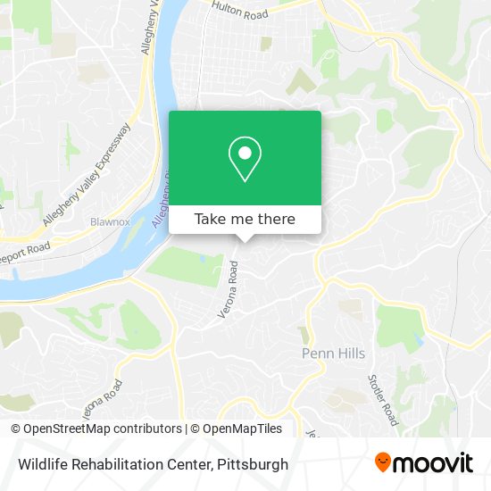 Wildlife Rehabilitation Center map