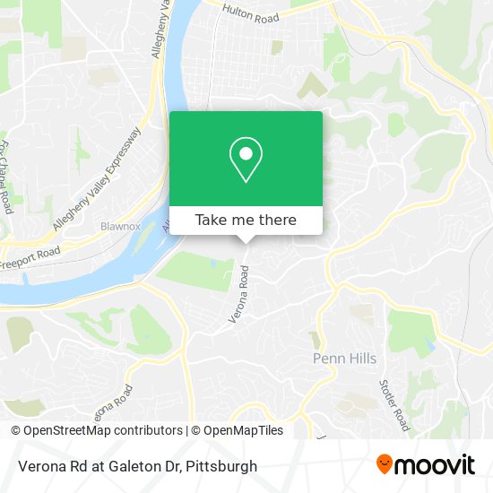 Mapa de Verona Rd at Galeton Dr