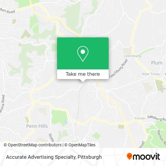 Accurate Advertising Specialty map