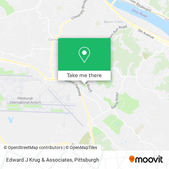 Edward J Krug & Associates map