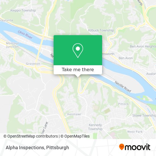 Mapa de Alpha Inspections