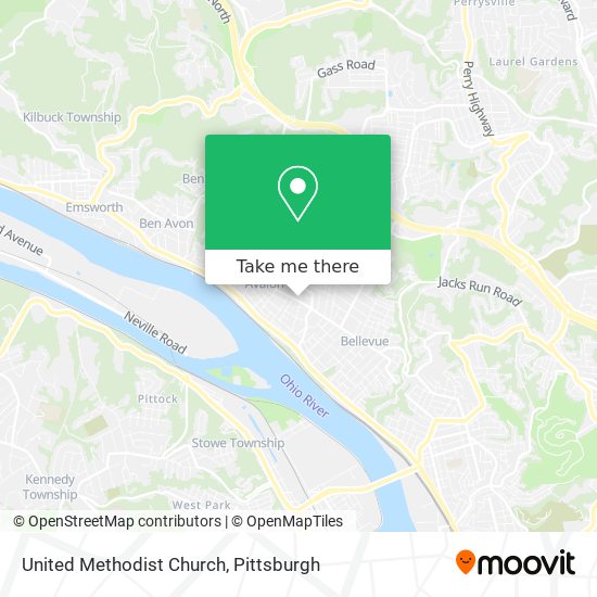 Mapa de United Methodist Church