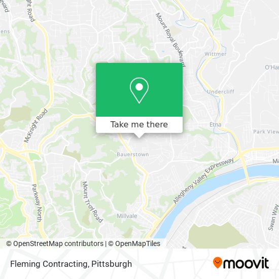 Fleming Contracting map
