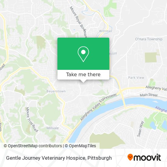Mapa de Gentle Journey Veterinary Hospice