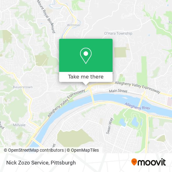 Nick Zozo Service map