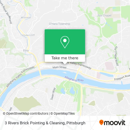 Mapa de 3 Rivers Brick Pointing & Cleaning