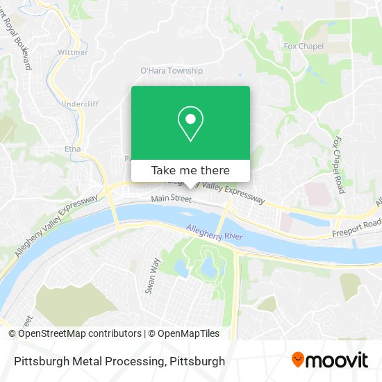 Mapa de Pittsburgh Metal Processing