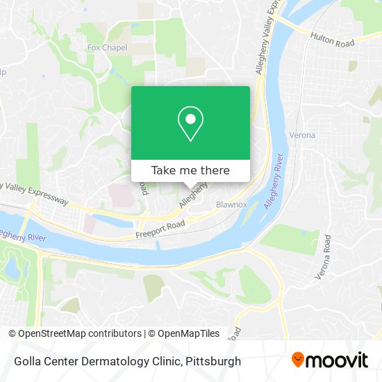 Golla Center Dermatology Clinic map