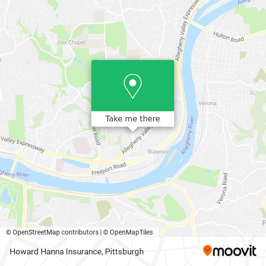 Mapa de Howard Hanna Insurance