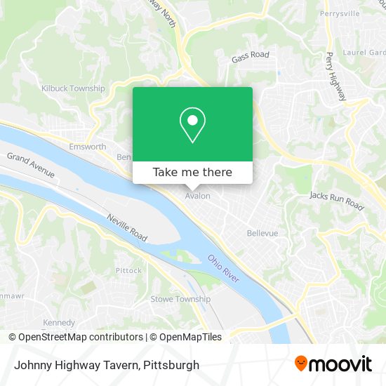 Mapa de Johnny Highway Tavern