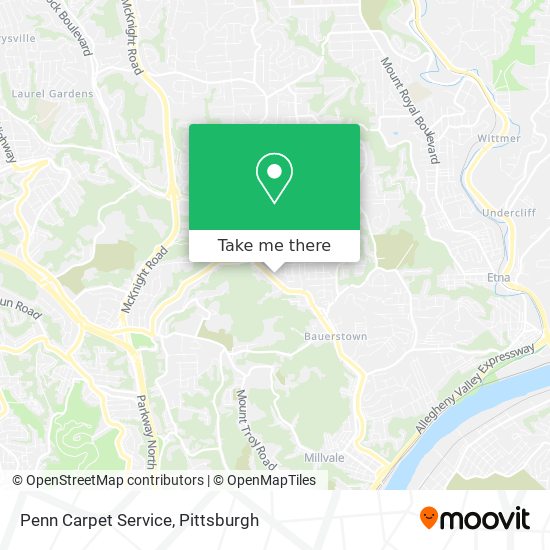 Penn Carpet Service map