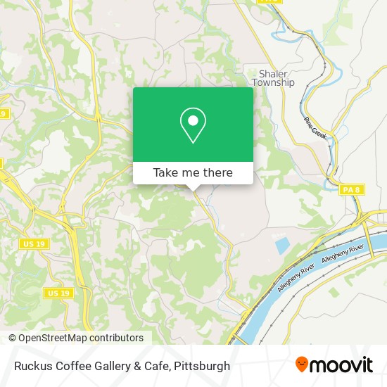 Mapa de Ruckus Coffee Gallery & Cafe
