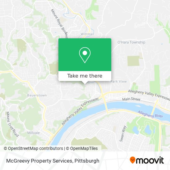 McGreevy Property Services map