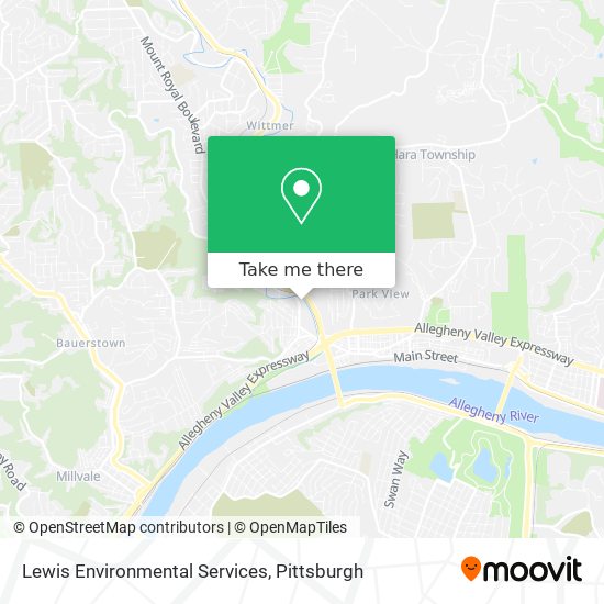 Lewis Environmental Services map