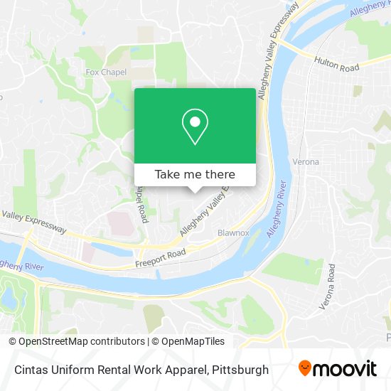 Cintas Uniform Rental Work Apparel map