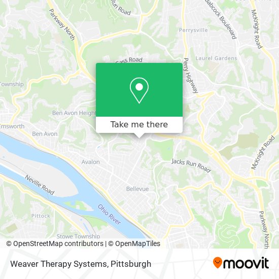 Mapa de Weaver Therapy Systems