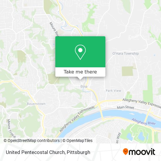 United Pentecostal Church map