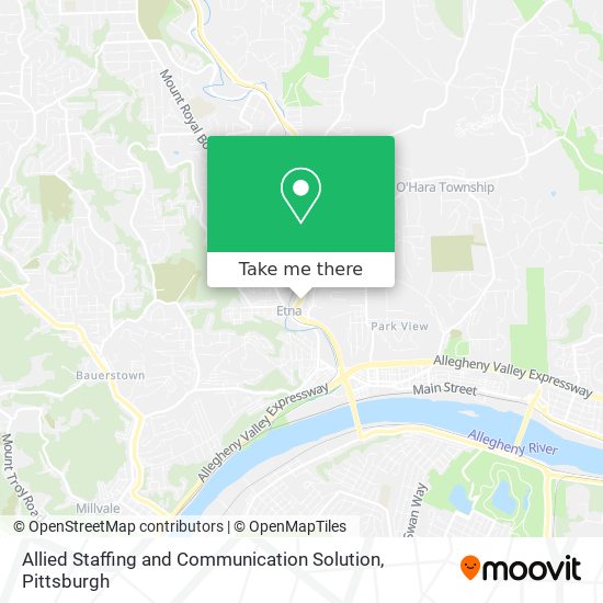 Mapa de Allied Staffing and Communication Solution