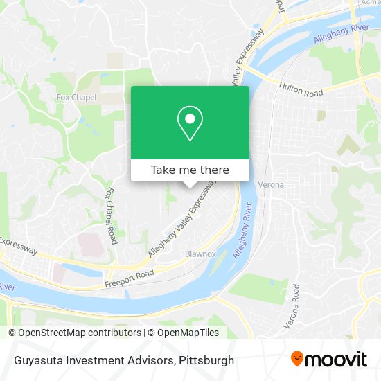 Mapa de Guyasuta Investment Advisors
